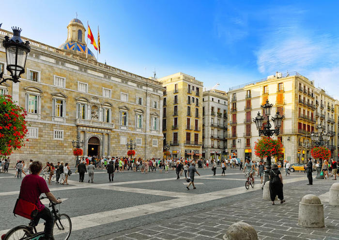 Plaça sant Jaume - Roman Ruins in Barcelona